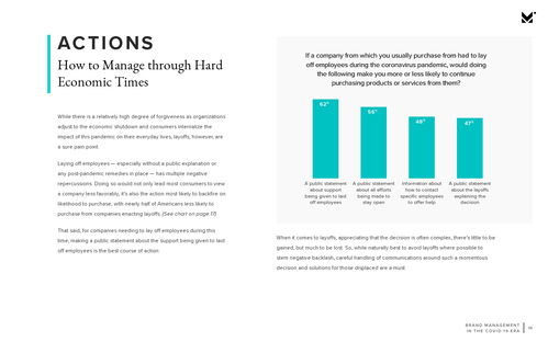 渡过难关 病毒流行期间的品牌管理战略报告